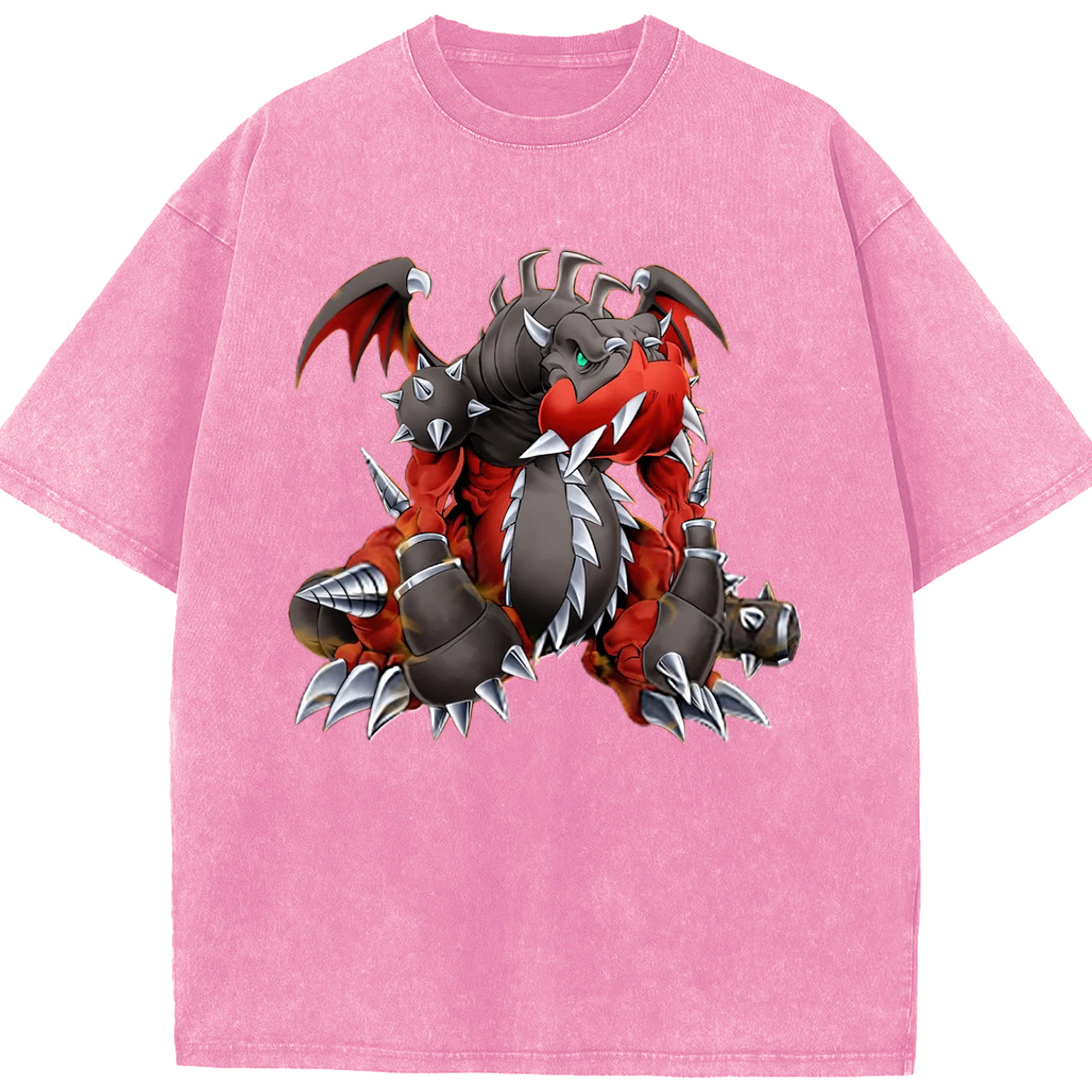 （画像用） 遊☆戯☆王 Yu-Gi-Oh! 綿100% ヴィンテージ風 半袖Tシャツ（フロントプリント）